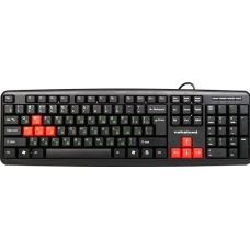 Клавиатура Nakatomi Navigator KN-02U, черная/красная, USB